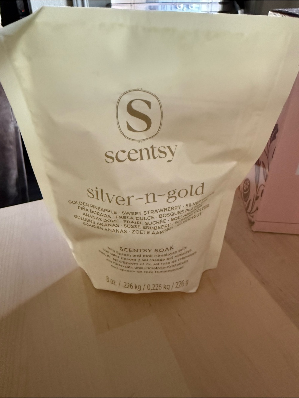 Scentsy Silver-n-Gold Bath Soak - NIB